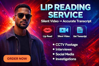 lip read unclear video with accurate transcription