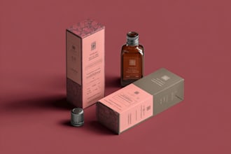 design premium pouch bag packaging with front