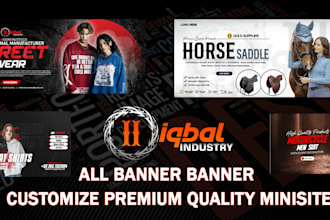 design website banner, web slider, and shopify banner