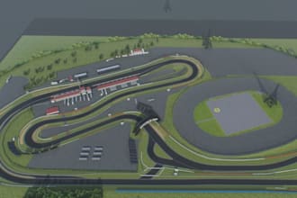 redesign 3d sport complex,golf course rendering,gaming arena, race track stadium