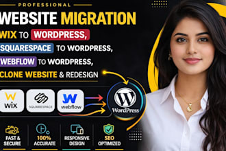 migrate lovable website to wordpress,wix, weebly, square space,lovable ai app