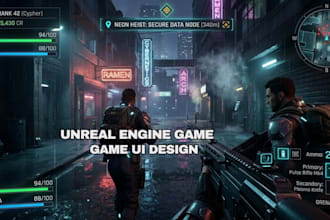 do unreal engine game development, unreal engine game, unreal engine ui