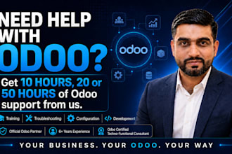 provide odoo erp functional and technical consultancy