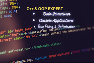 do c, cpp project and assignment with oop concepts