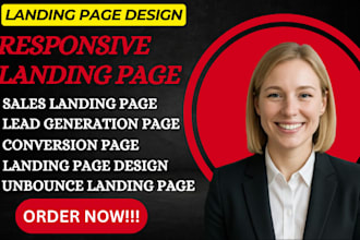 design responsive landing page in unbounce, instapage, convertkit and mailchimp