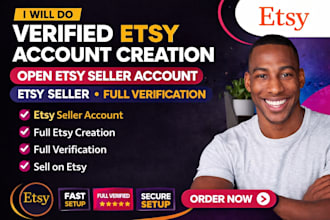 create fully verified etsy seller account etsy account creation for any country