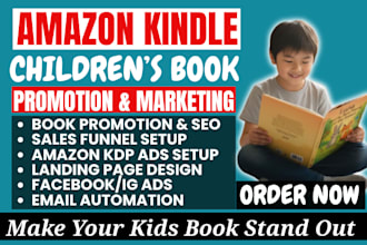 amazon kindle ebook promotion children book marketing kdp ads book publishing