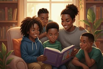 african american book illustration children story bookcover children picturebook