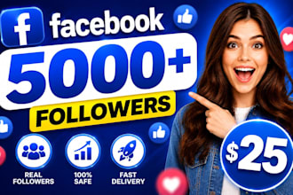 buy 5,000 facebook followers fast, organically