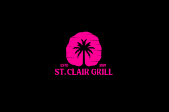 design food, bbq, grill, restaurant logo design