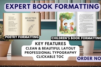 format poetry, childrens, and christian ebooks