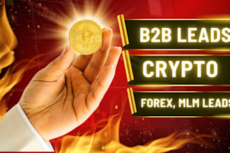 provide high quality forex crypto leads