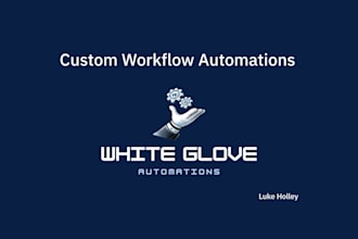build a custom workflow automation solution