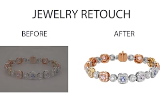 do high end jewelry retouching and editing