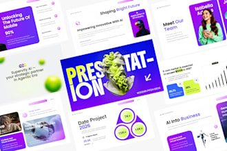 design a professional powerpoint or redesign pitch deck