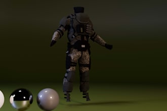 create armours and props to be used in games