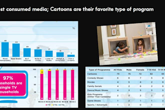 provide professional data analysis, entry, and professional presentations