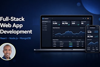 develop a full stack web app using react node js and mongodb