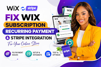 fix wix subscription recurring payment gateway stripe integration online store
