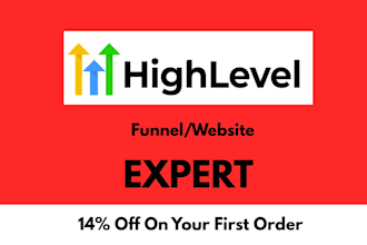 design gohighlevel website and ghl landing page