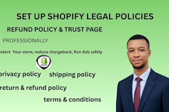 write terms and conditions,privacy policy,legal contract agreement for shopify