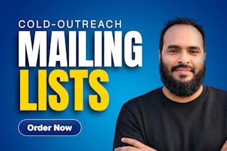 build cold calling and cold emailing lists for email marketing