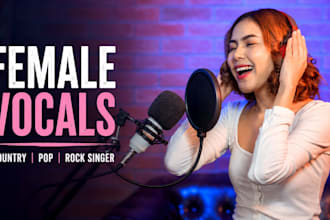 be your female singer, country singer, female rock singer, pop, americana songs