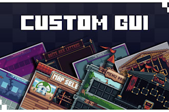 paint you an awesome gui menu for minecraft