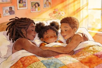 design watercolor sketch lgbtq inclusive childrens book illustrations