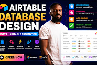 setup airtable database, softr webapp expert, airtable automation, n8n