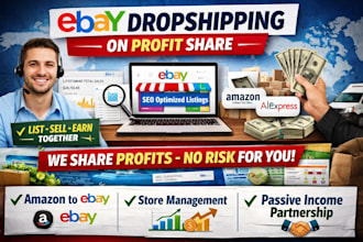 do ebay dropshipping on profit share