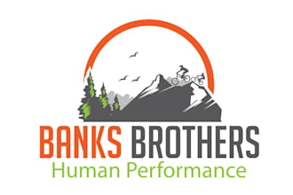 design super mountain biking company logo