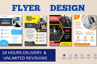 medical flyer, health care, home care, sports, gym, fitness flyer poster design