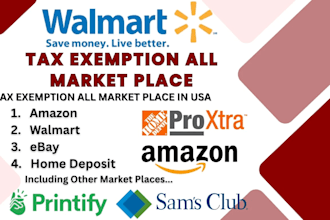 do amazon walmart tax exemption all states