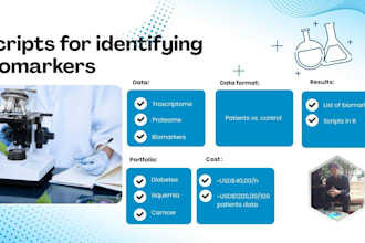 perform bioinformatics for biomarkers identification