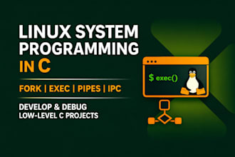 develop and debug linux system programming projects in c