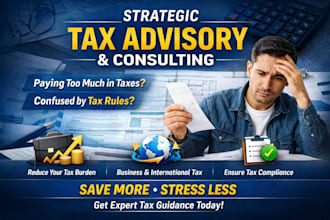 provide expert tax advisory CPA tax planning and business tax consulting