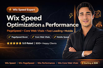 speed up wix website, fix wix online store performance, optimize wix page speed