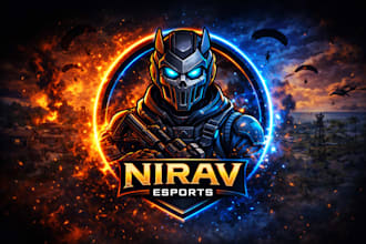 create a premium gaming logo for gamers and streamers