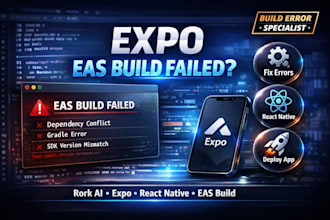 fix expo build, eas errors, and deployment issues in your rork ai app