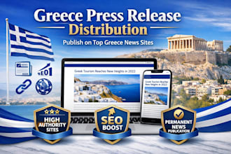 publish and distribute press release on top greece news sites for SEO