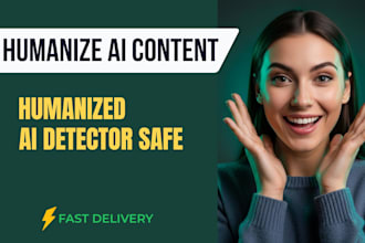 humanize ai generated content and remove ai detection