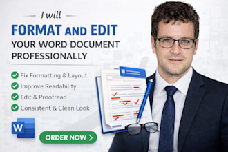 format and edit your word document professionally