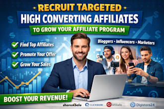 recruit targeted affiliates to grow your affiliate marketing program