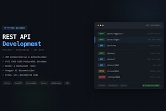 build a rest API with fastapi and postgresql