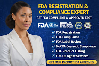 do fda registration, fda compliance, fda US agent, mocra, label review