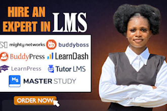 build wordpress lms website with learndash, buddyboss and tutor lms