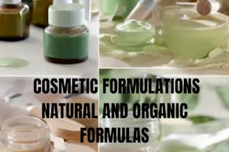 create custom cosmetic formulations natural and organic formulas
