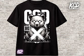 design a creative graphic t shirt design