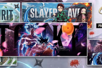 make a quick and epic anime header now